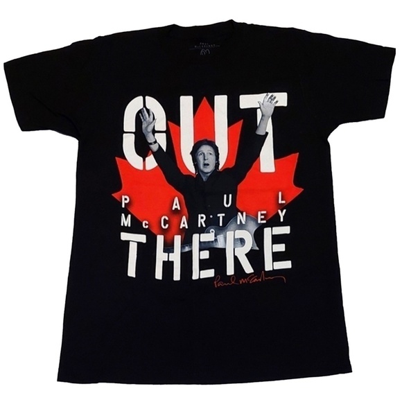 Paul McCartney Graphic Band Tour Shirt t-Shirt Out There Tour Canada NWOT - Picture 2 of 7